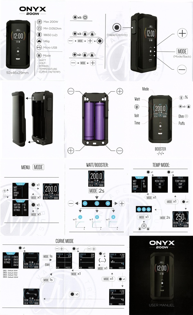 KIT ONYX 200W-Jwell