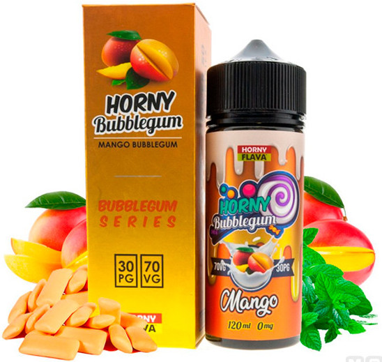 HORNY BUBBLEGUM 100ml-Horny Flava