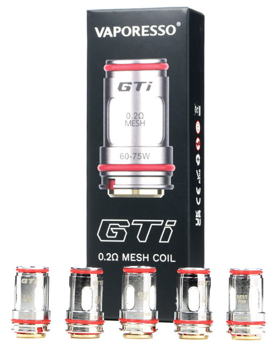 Résistances GTI 0,20Ω Mesh (x5)-Vaporesso