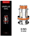 Résistances UNIPLUS-0,15Ω/x5-Oxva