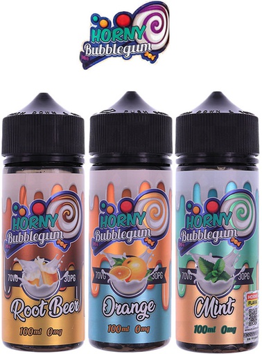 HORNY BUBBLEGUM 100ml-Horny Flava