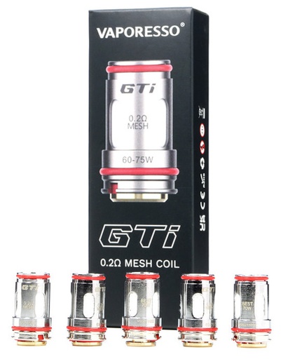 Résistances GTI 0,20Ω Mesh (x5)-Vaporesso