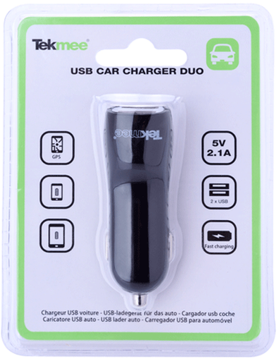 Prise Allume Cigare 2 ports Usb 2A-Tekmee