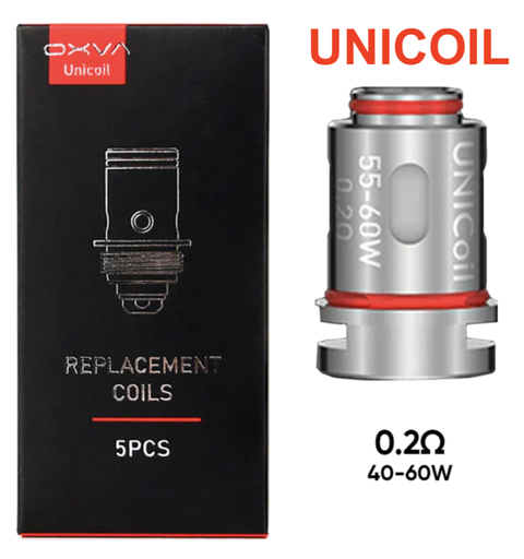 Résistances UNICOIL-0,2Ω/x5-Oxva