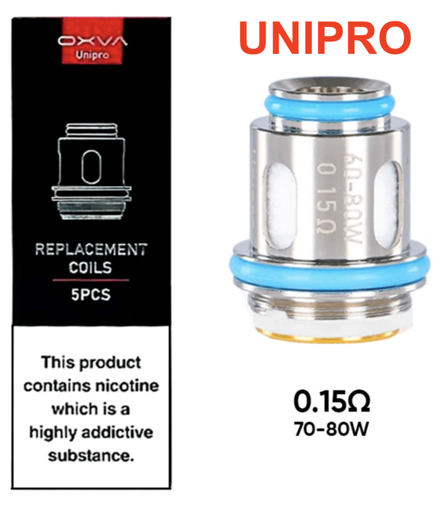 Résistances UNIPRO-0,15Ω/x5-Oxva