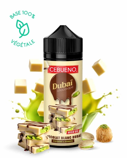 DUBAI Chocovape White-100ml - Cebueno